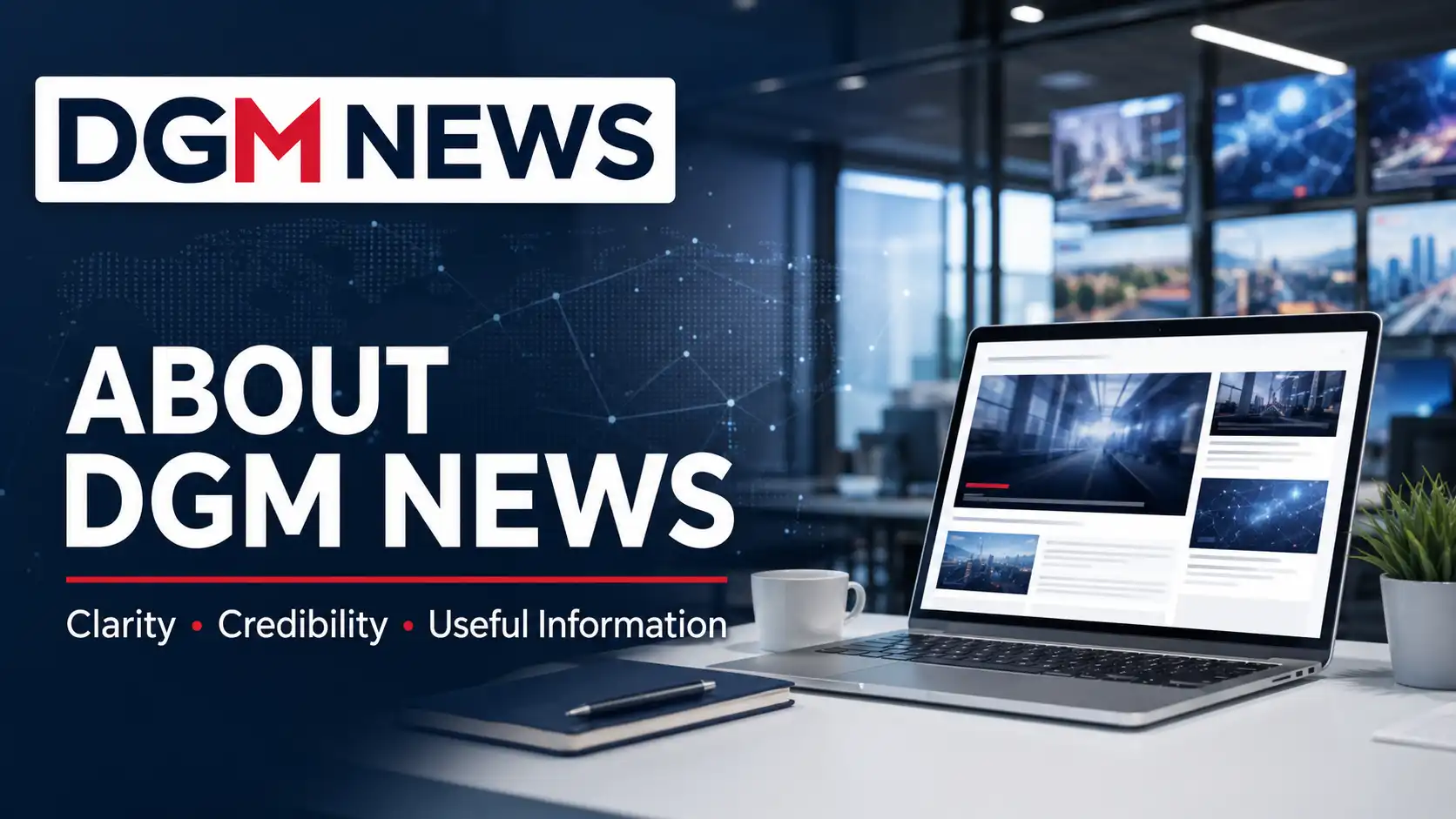 About DGM News, its mission, editorial standards and content categories