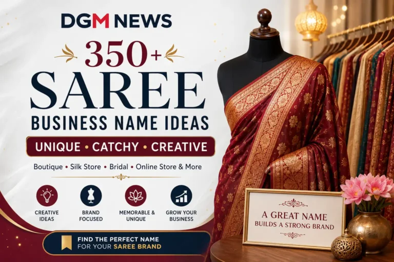 Elegant saree business name ideas for boutiques