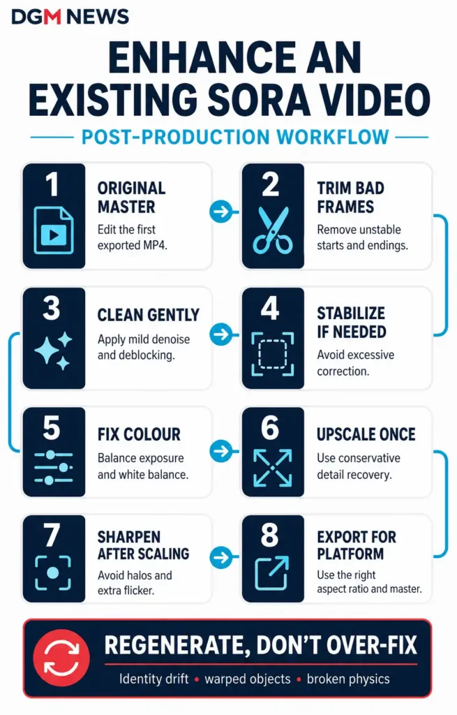 Enhance an Existing Sora Video in Post-Production