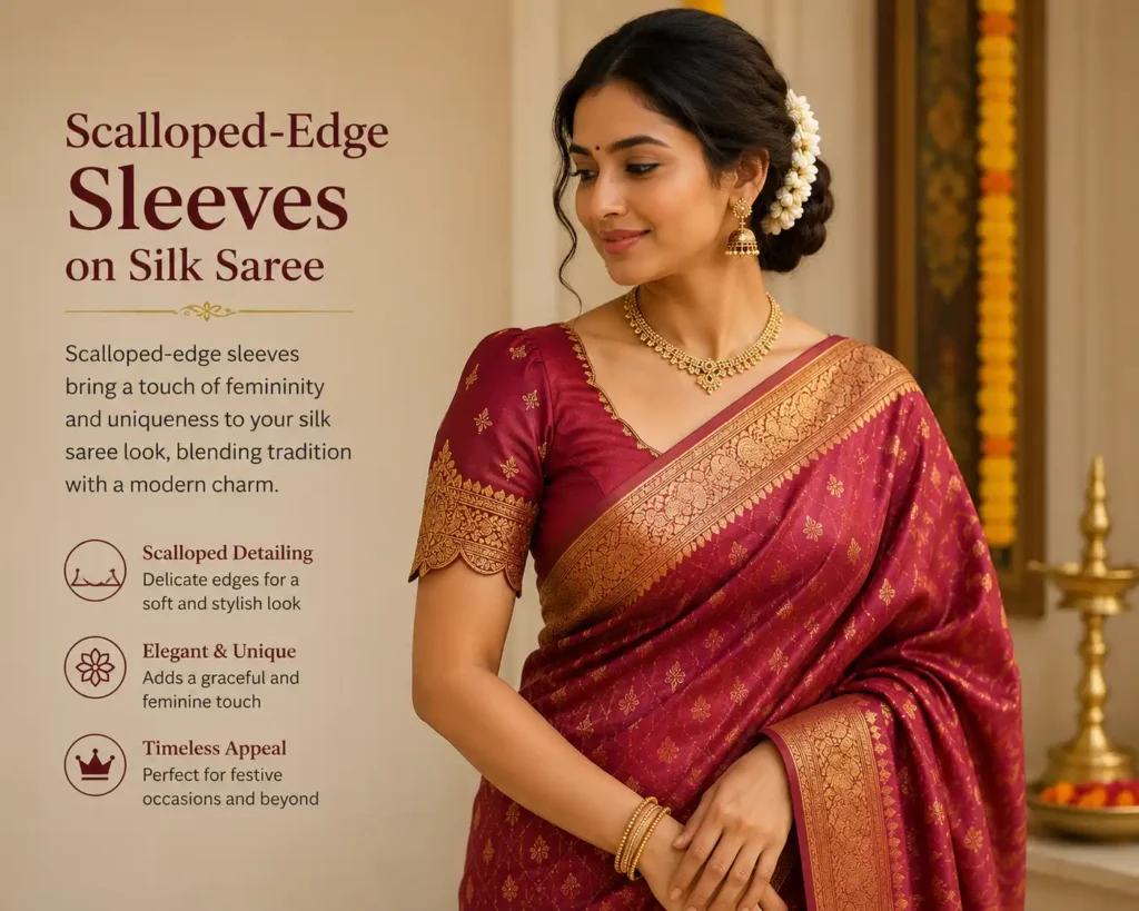 Scalloped-Edge Sleeves
