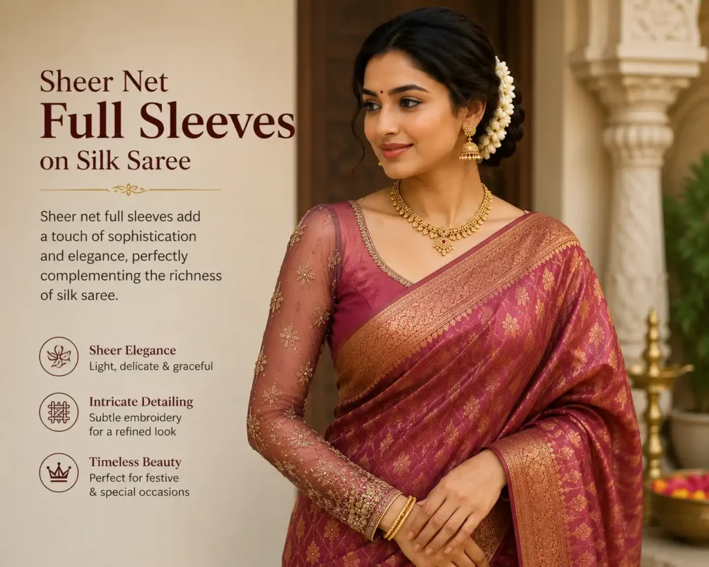 Sheer Net Full Sleeves
