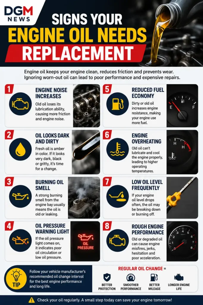 Signs Your Engine Oil Needs Replacement