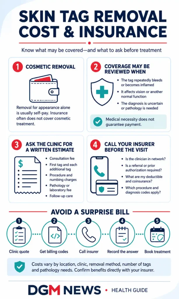 Skin Tag Removal Cost and Insurance